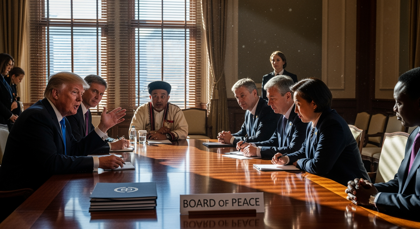 川普在達沃斯啟動「和平委員會」,考驗全球秩序