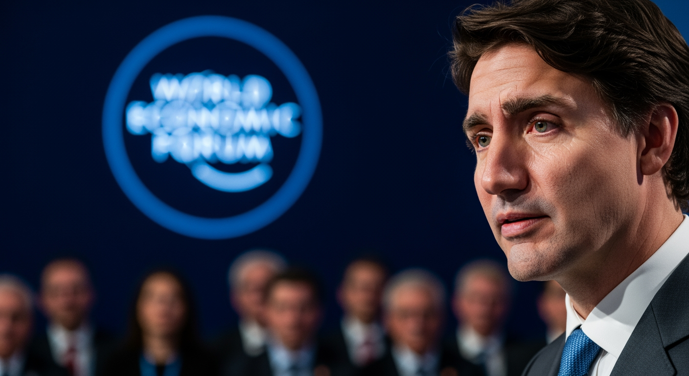 加拿大總理在達沃斯警告,世界秩序恐出現「斷裂」