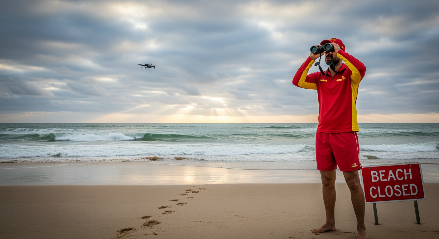接連發生鯊魚襲擊事件後,澳洲加強無人機巡邏