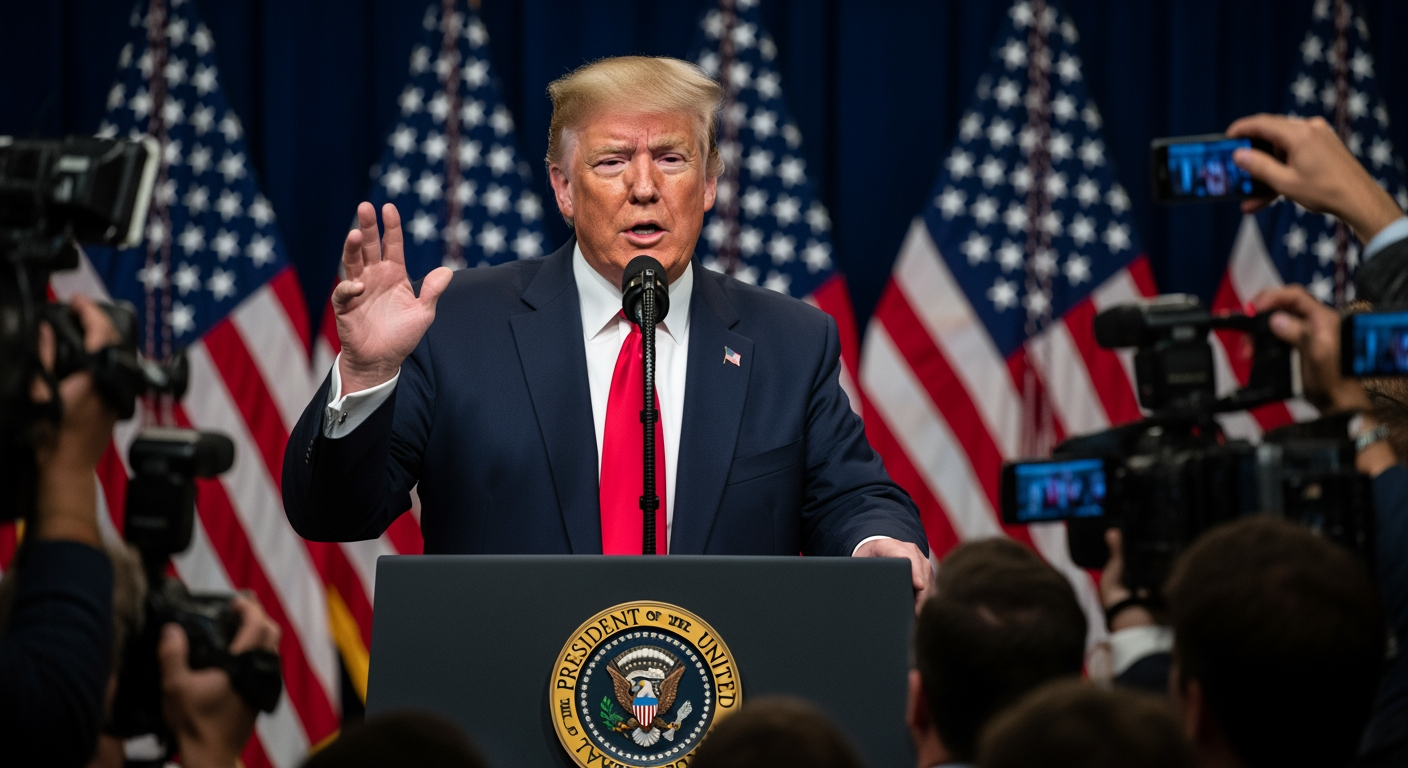 川普誇耀美國「艦隊」規模,並稱相信伊朗想要達成協議