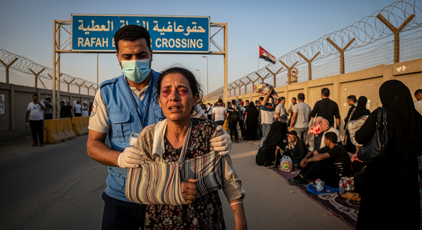 拉法口岸重啟供少數巴勒斯坦人通行，首位醫療撤離者離開加薩——事件始末