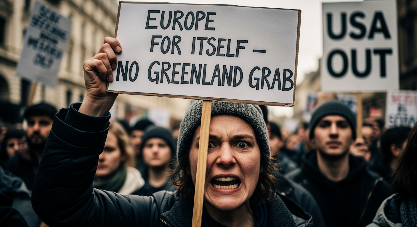 民調顯示格陵蘭購地威脅後西歐民眾對美觀感轉趨負面
