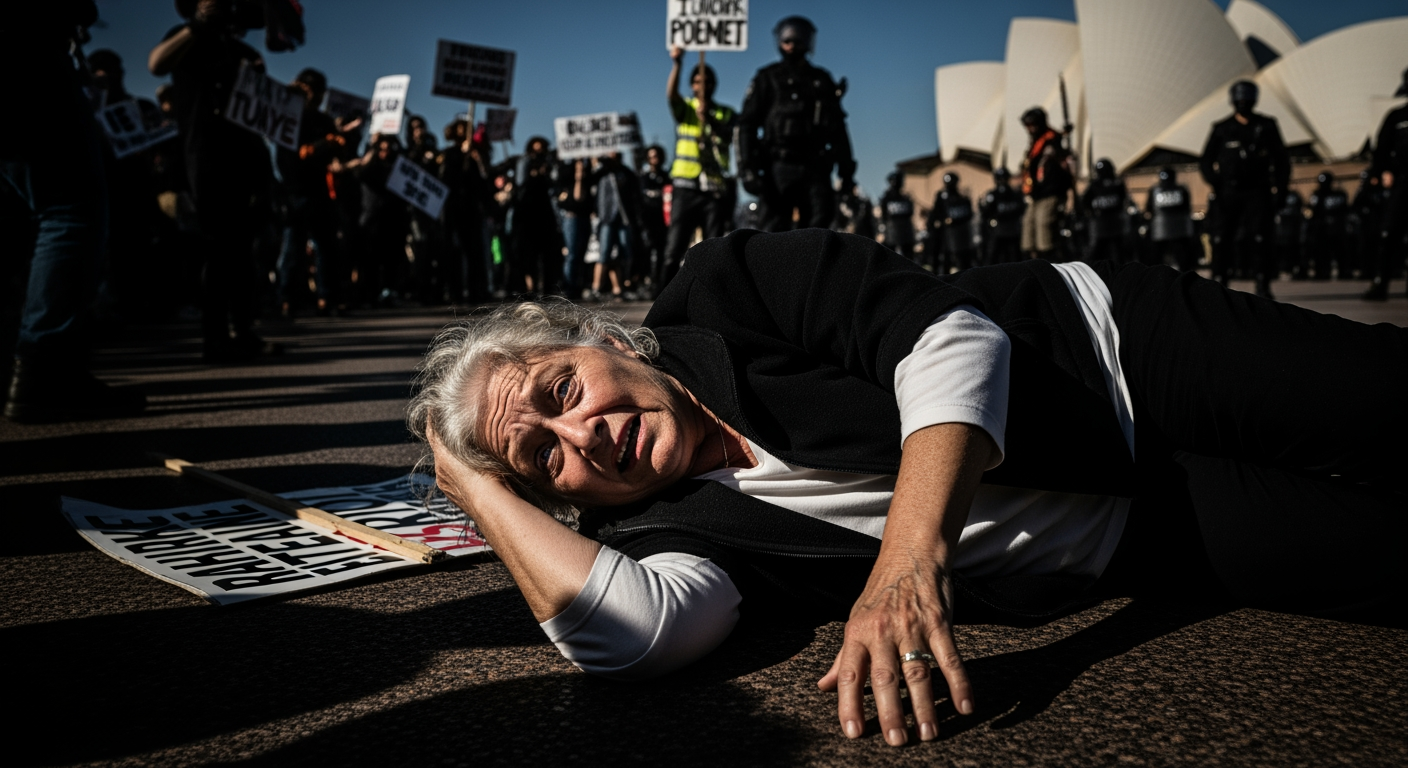 Woman,_69,_in_hospital_with_four_broken_vertebrae_after_interaction_with_police_at_Sydney_Herzog_protest