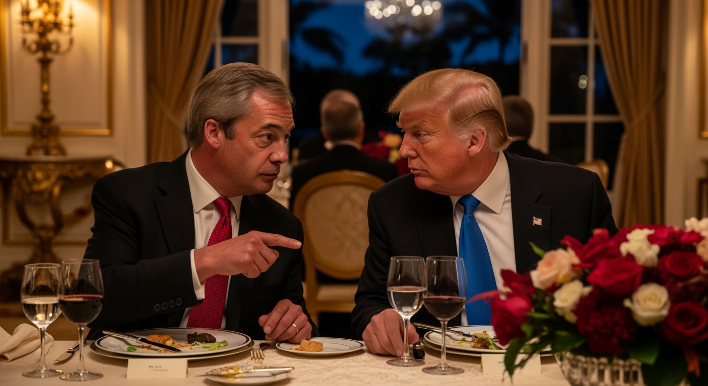 英國政治即時:法拉吉今晚將在海湖莊園晚宴上與川普討論查哥斯群島協議