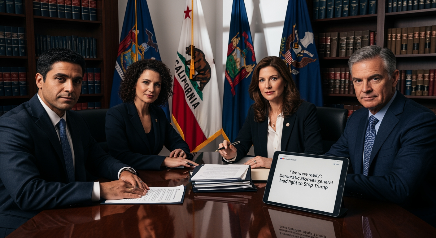 「我們準備好了」:民主黨籍州檢察長領軍阻止川普