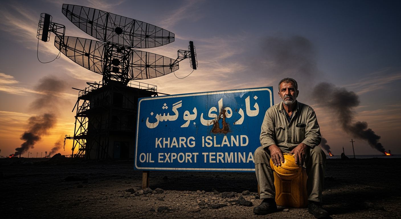 川普稱美軍摧毀一伊朗石油出口島嶼上的軍事目標