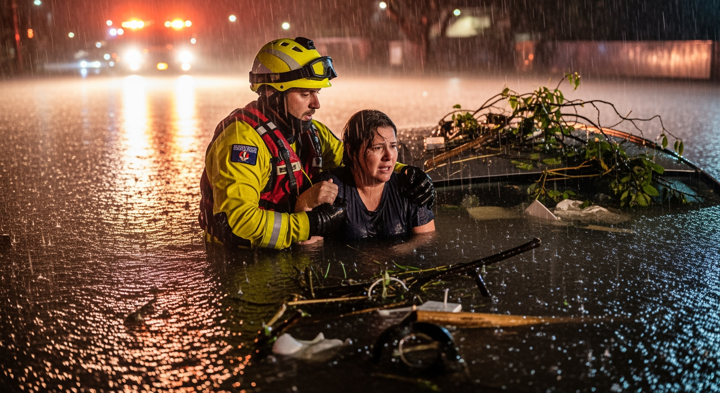 夏威夷遭暴洪侵襲逾230人獲救，引發水壩潰堤擔憂