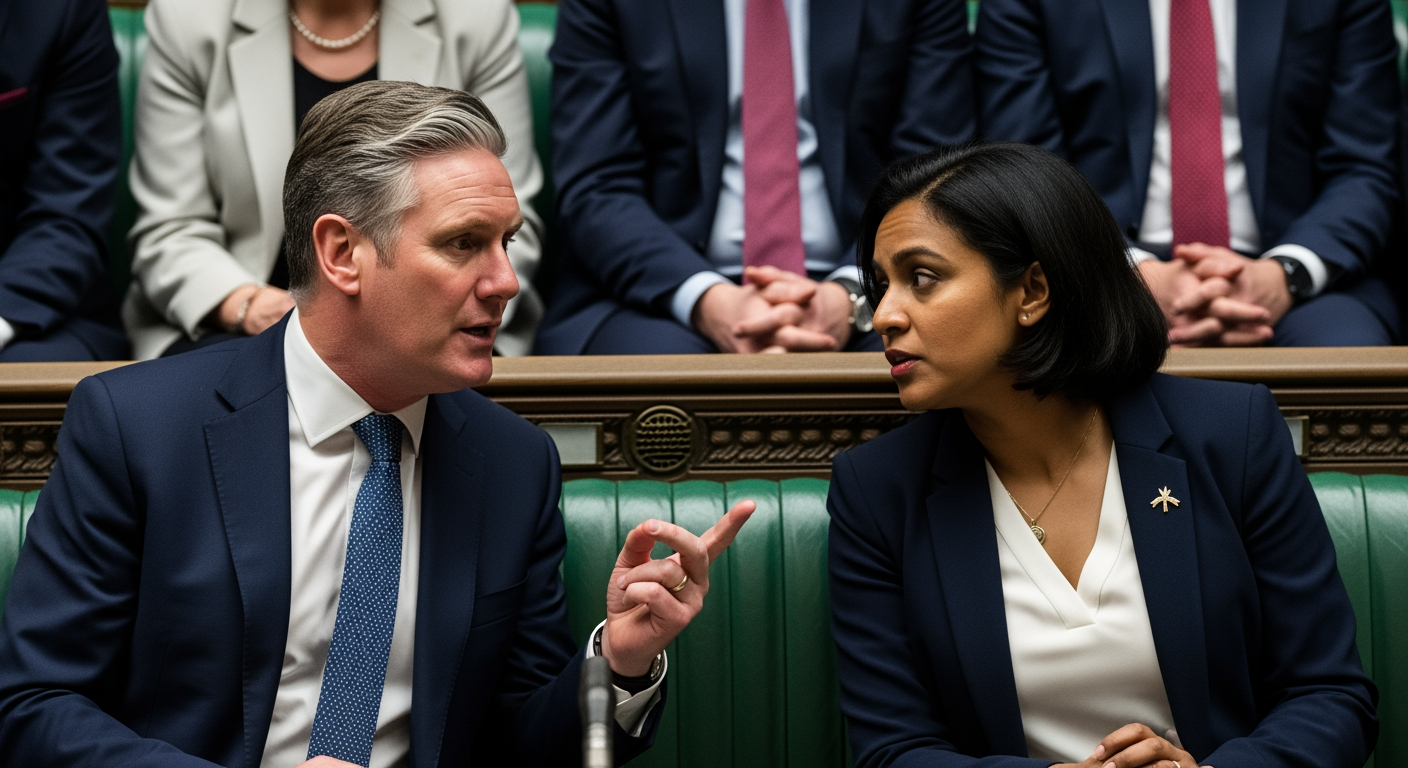 施凱爾與巴登諾克在首相質詢時間因曼德森交鋒 – 英國政治即時報導