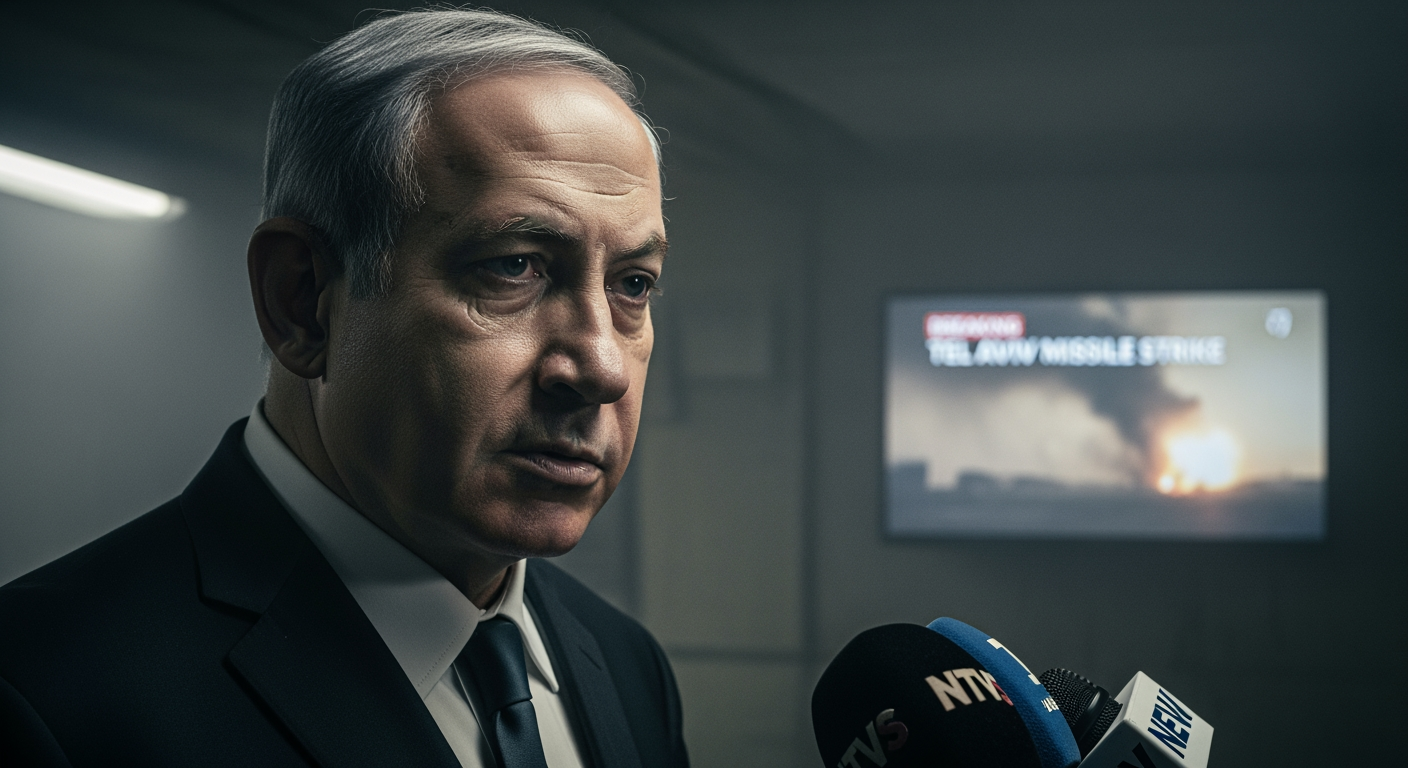 飛彈擊中特拉維夫，納坦雅胡誓言對伊朗與黎巴嫩發動進一步打擊