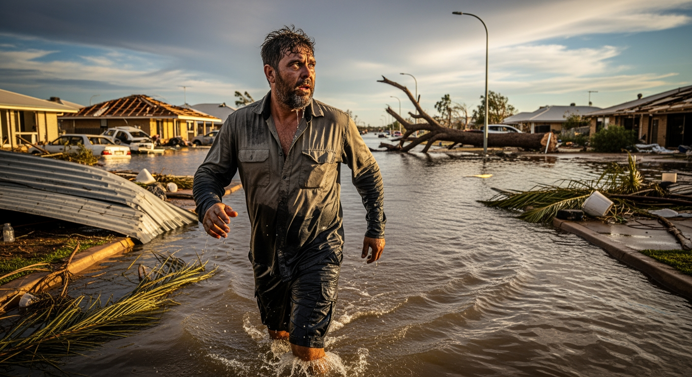 「沒人能有排演的機會」：娜瑞爾氣旋降級為熱帶低氣壓後，西澳風暴災區發布天氣警報