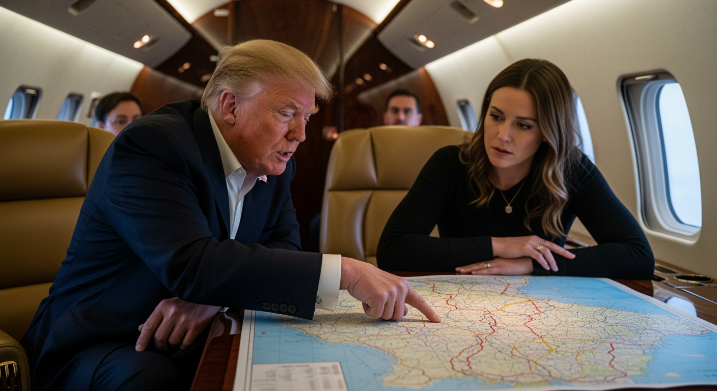 檢察官調查川普卸任後是否在飛機上洩露機密地圖