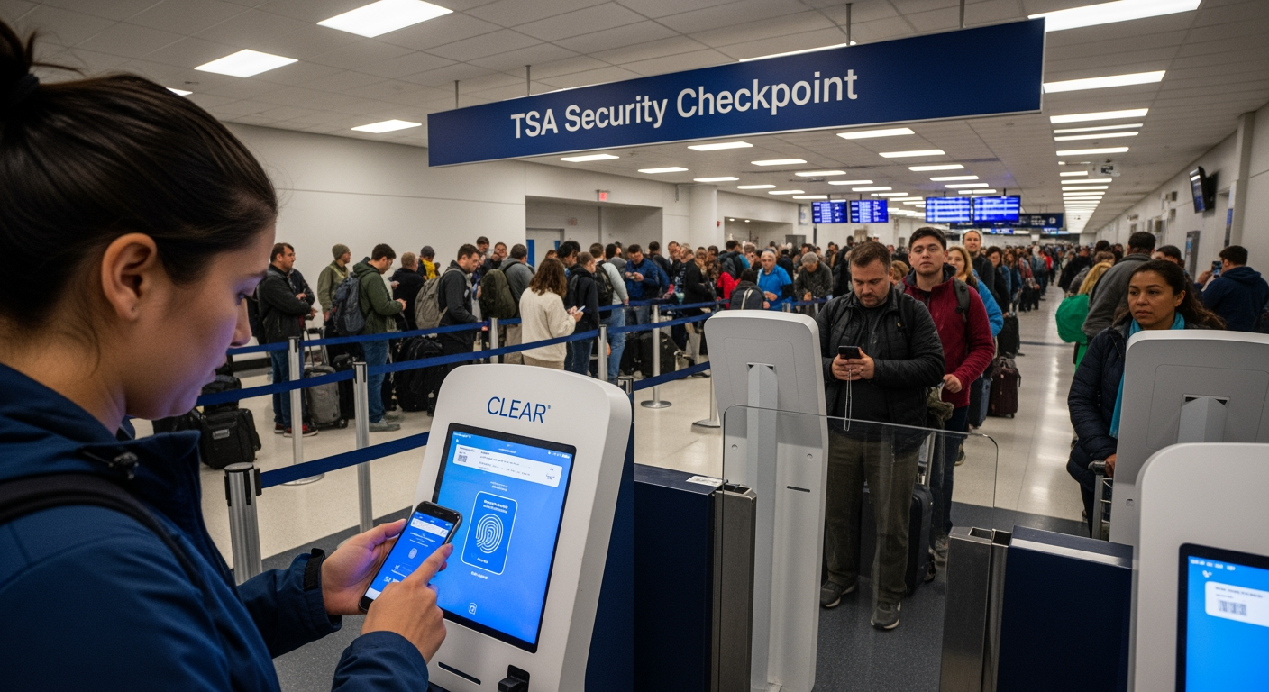 美國機場陷入混亂，旅客湧向安檢應用程式 Clear 以避開 TSA 排隊人潮