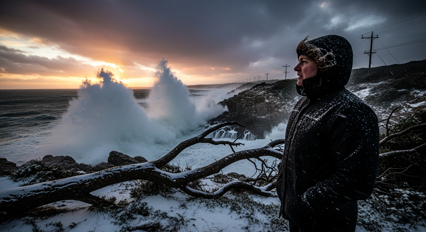 惡劣秋季天氣侵襲澳洲東部 帶來降雪、危險長浪與停電災情