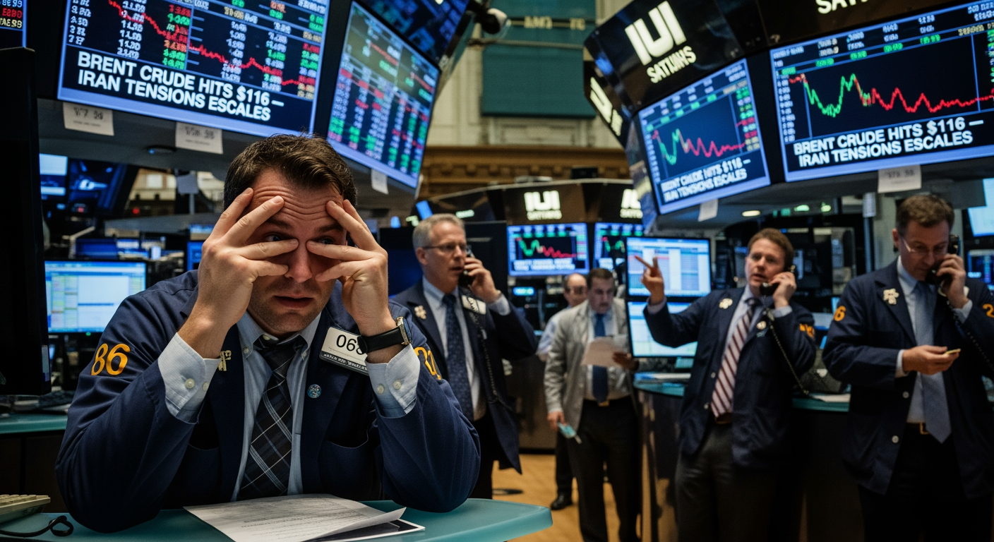 川普稱想要「拿下伊朗石油」後，布蘭特原油觸及每桶116美元