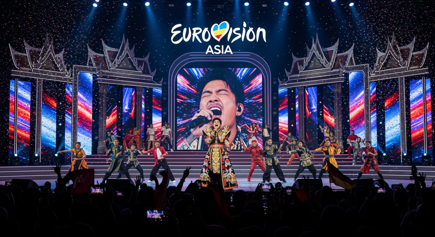 歐洲歌唱大賽進軍亞洲，將舉辦10國歌唱大賽