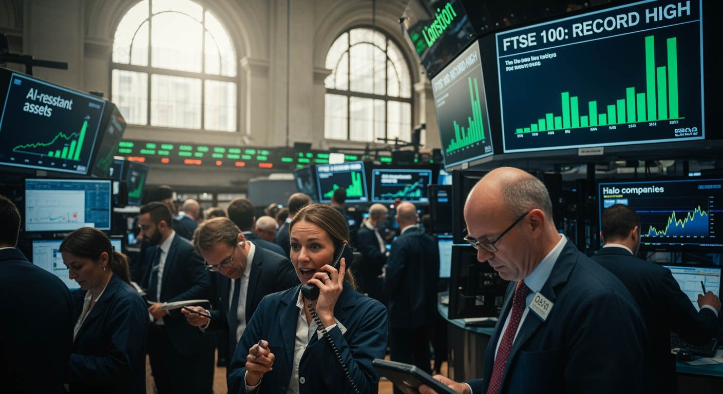 對抗AI衝擊的「光環」企業獲投資 助推英國與歐盟股市創歷史新高