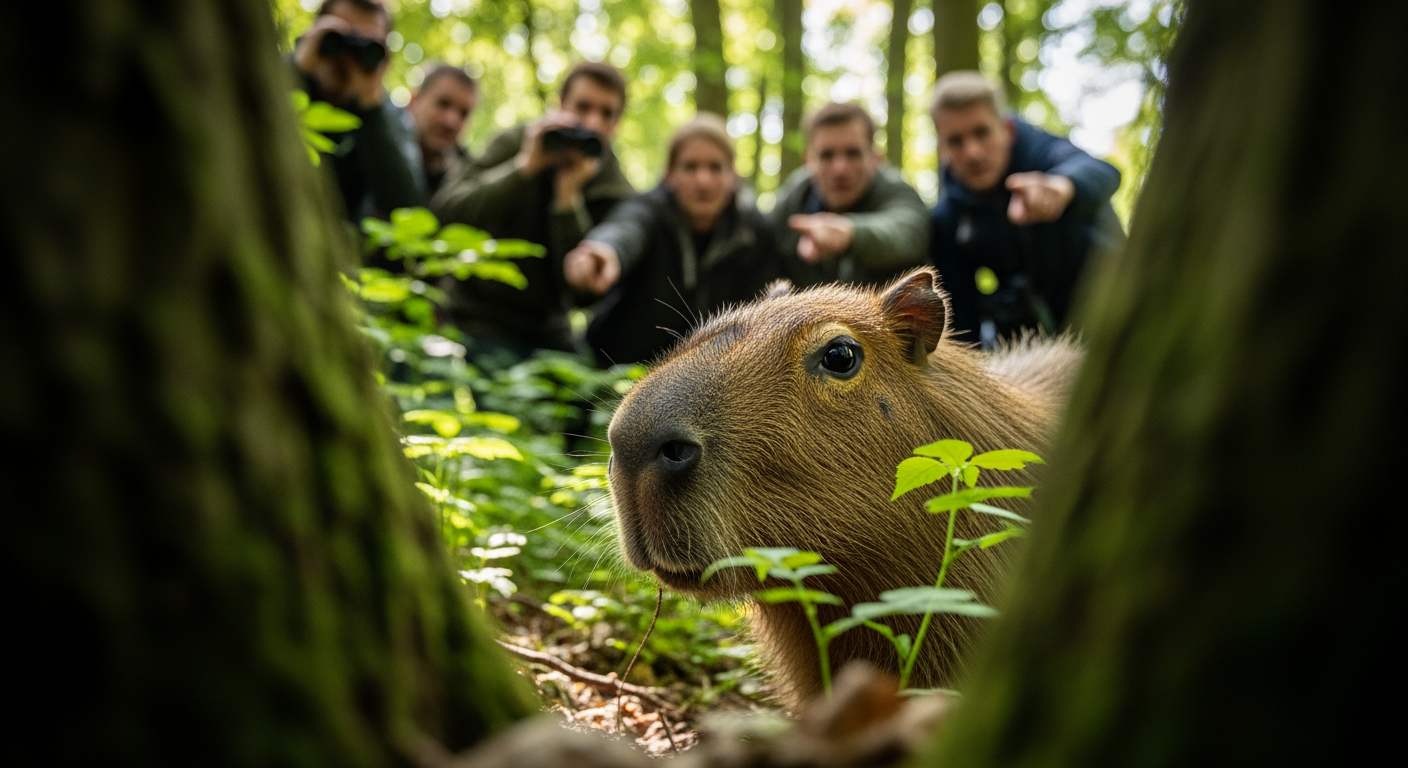 「太瘋狂了」：逃跑的水豚「森巴」引發了一場瘋狂的囓齒動物大搜捕