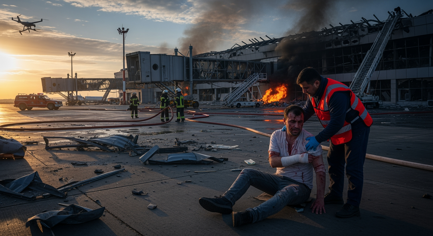 中東危機即時報導：機場傳出爆炸聲後，伊朗否認對亞塞拜然發動無人機攻擊