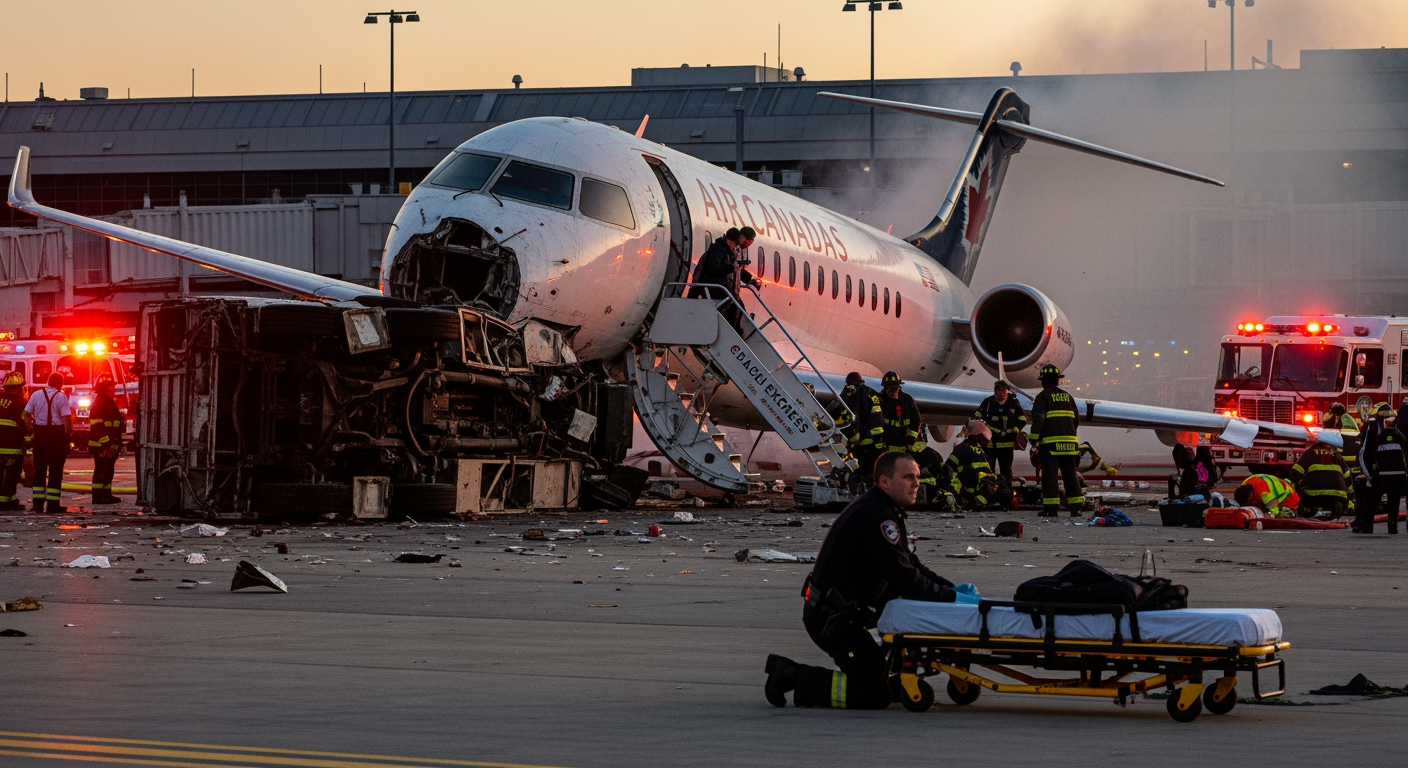 飛機與消防車相撞致兩名機師喪生，紐約拉瓜迪亞機場關閉——最新進展