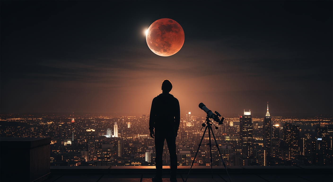2026年3月月全食：今晚在北美、澳洲和紐西蘭觀賞滿月『血月』的時間與地點