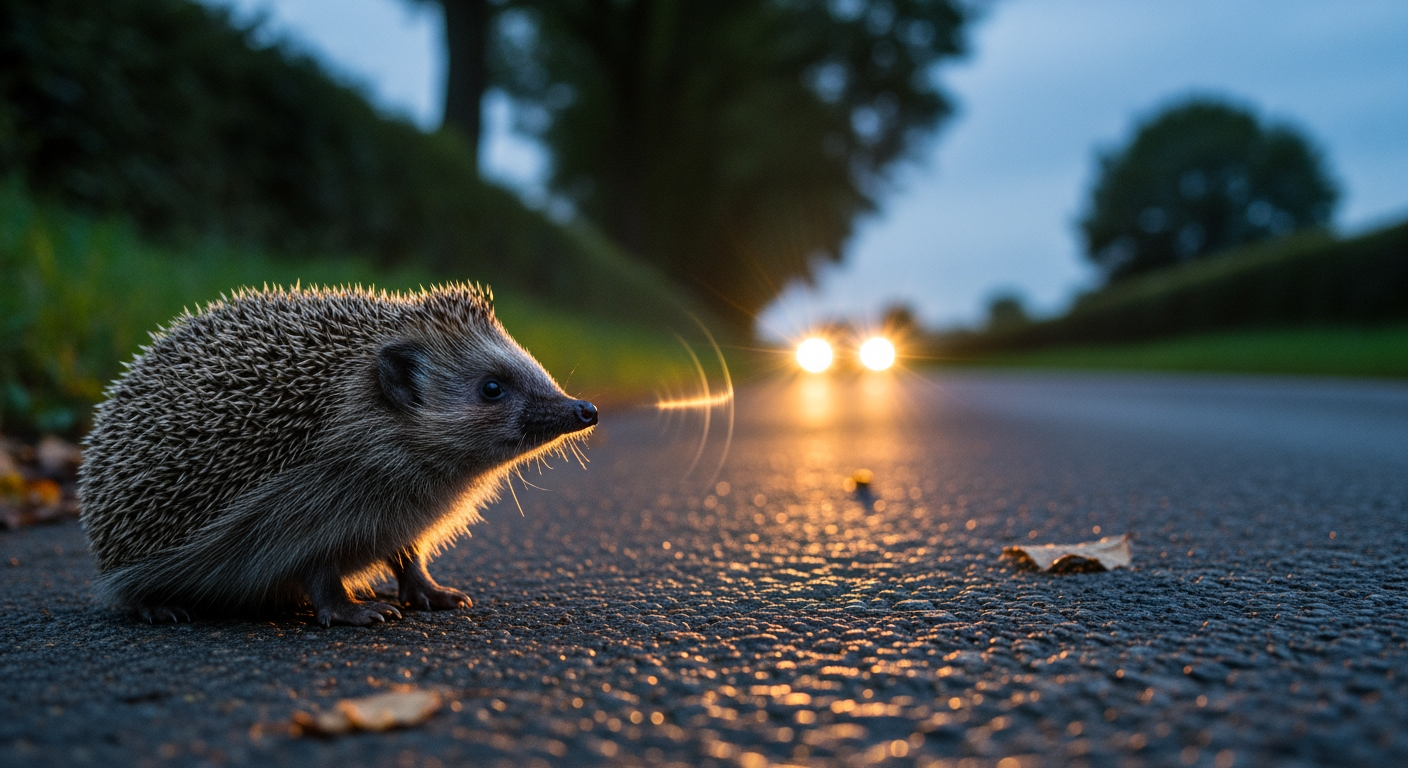 科學家希望超音波驅趕器能讓刺蝟遠離道路