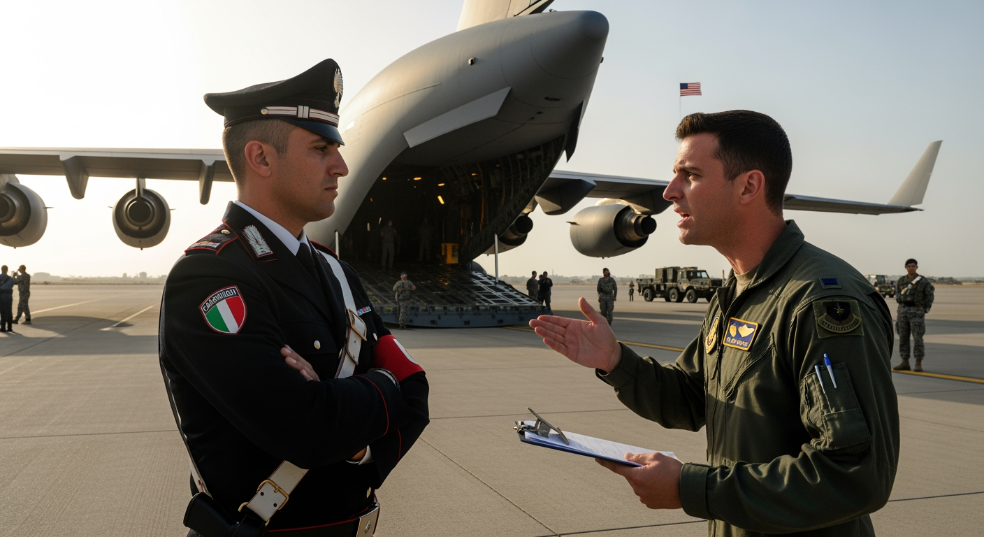 義大利拒絕載有伊朗戰爭武器的美國軍機使用西西里空軍基地 – 歐洲不斷更新