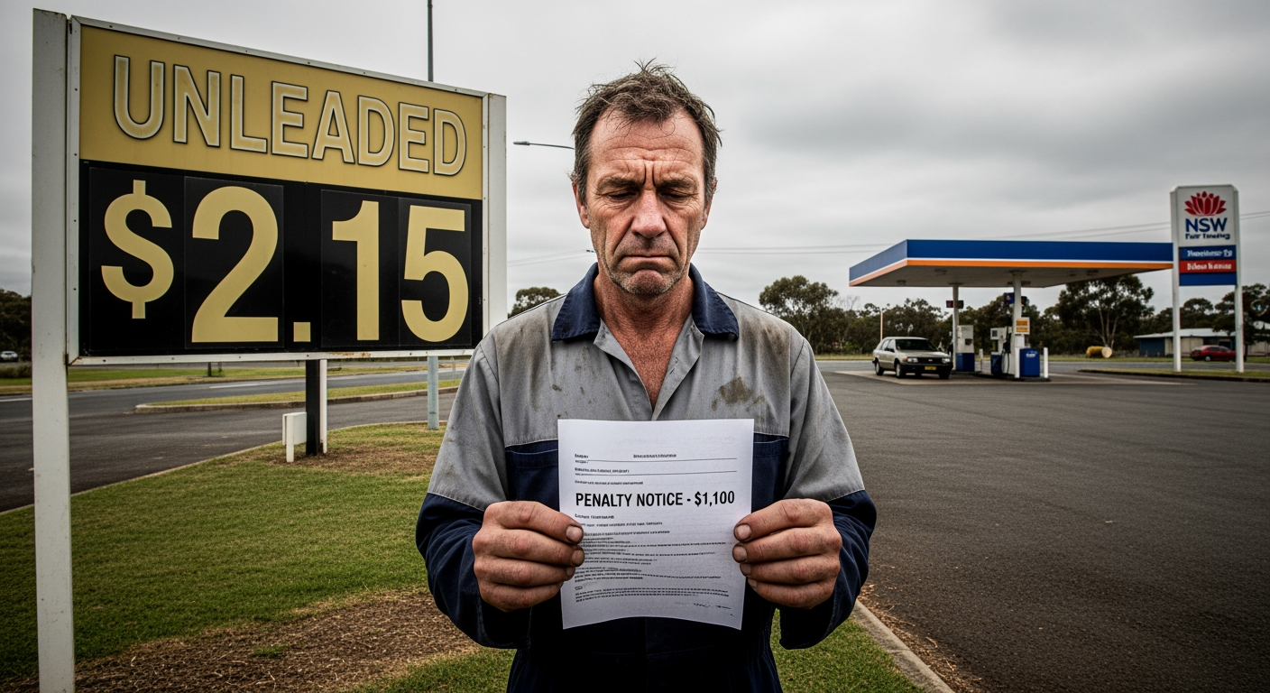 配合燃料短缺取締行動,新南威爾斯州近百家加油站因油價標示誤導各遭罰款 $1,100