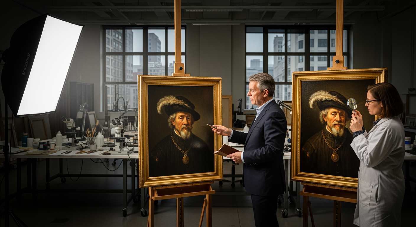 專家表示:被認為是工坊臨摹的畫作其實是林布蘭真跡