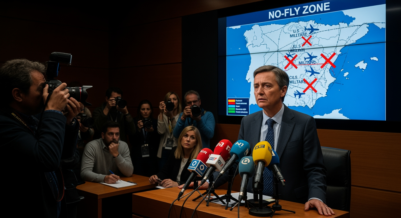 西班牙因伊朗戰爭對美軍關閉領空,擴大與美國的裂痕