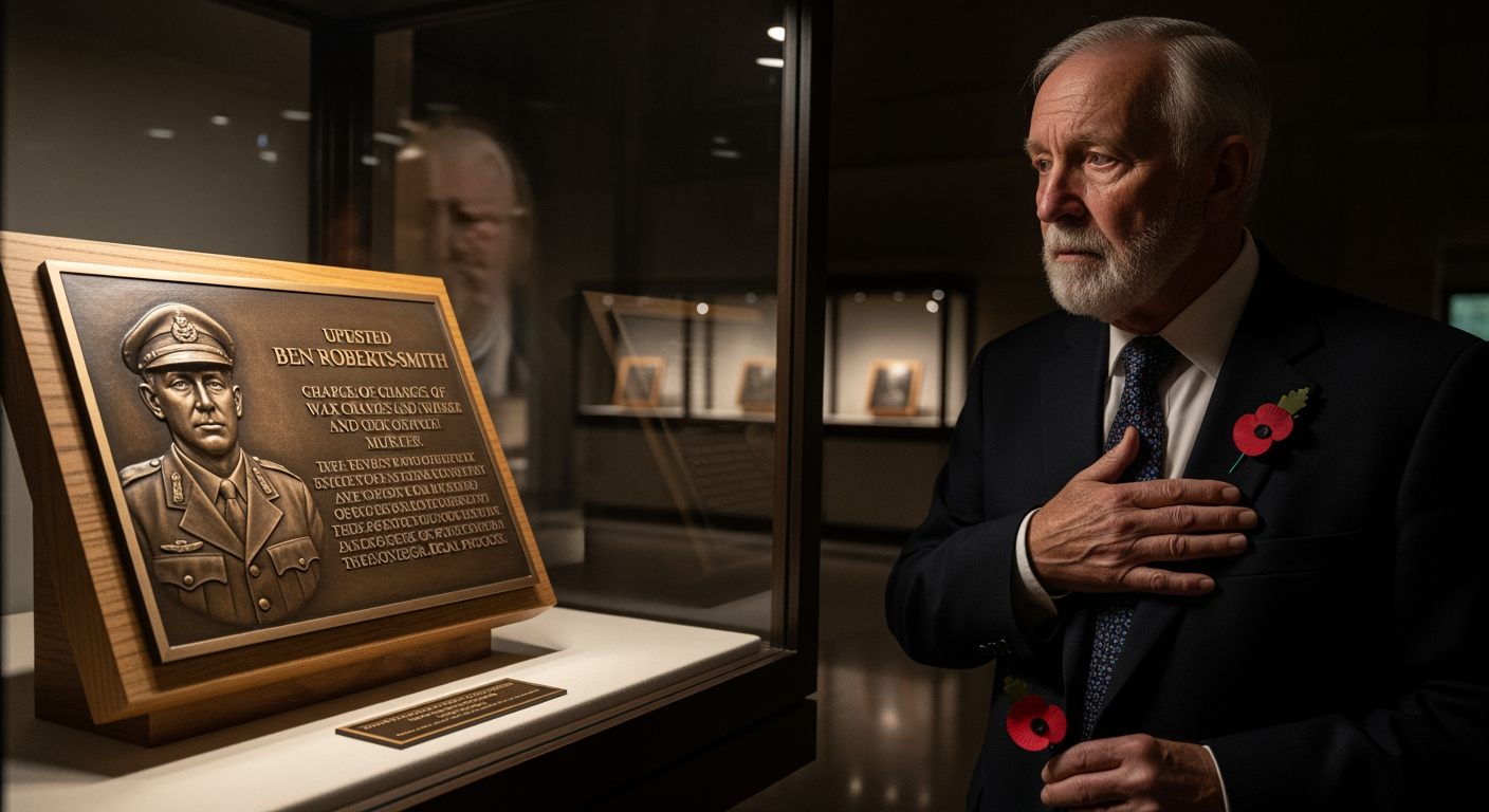 在前軍人遭控戰爭罪後,澳洲戰爭紀念館修改班·羅伯茲-史密斯的展區