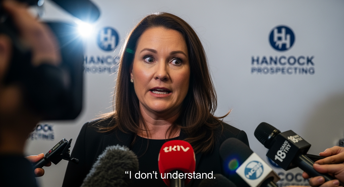 億萬富豪吉娜·萊因哈特表示「無法理解」班·羅伯茲-史密斯因涉嫌戰爭罪遭逮捕