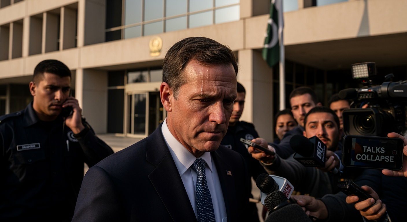 范斯表示談判破裂歸咎於伊朗拒絕放棄核計畫