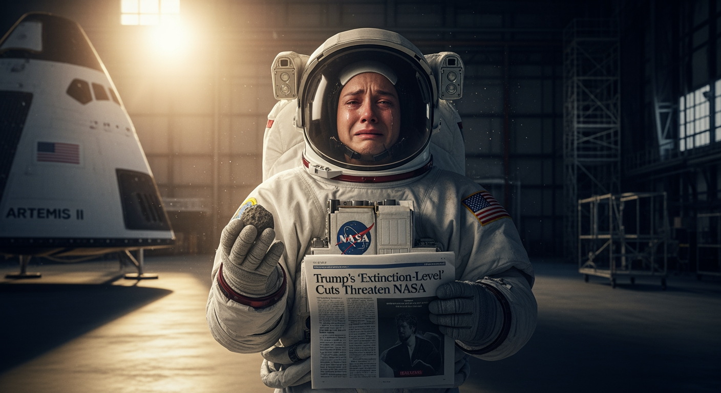 阿提米絲2號歡慶回歸卻蒙受NASA遭「滅絕級」預算刪減的陰影:「這很不協調」