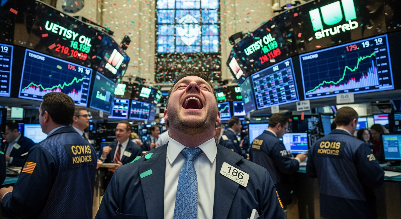 川普宣布與伊朗有條件停火後,油價暴跌、股市大漲