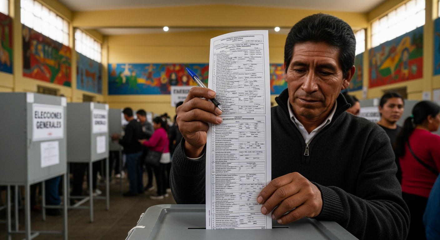 秘魯民眾參與投票,盼打破動盪不安的循環