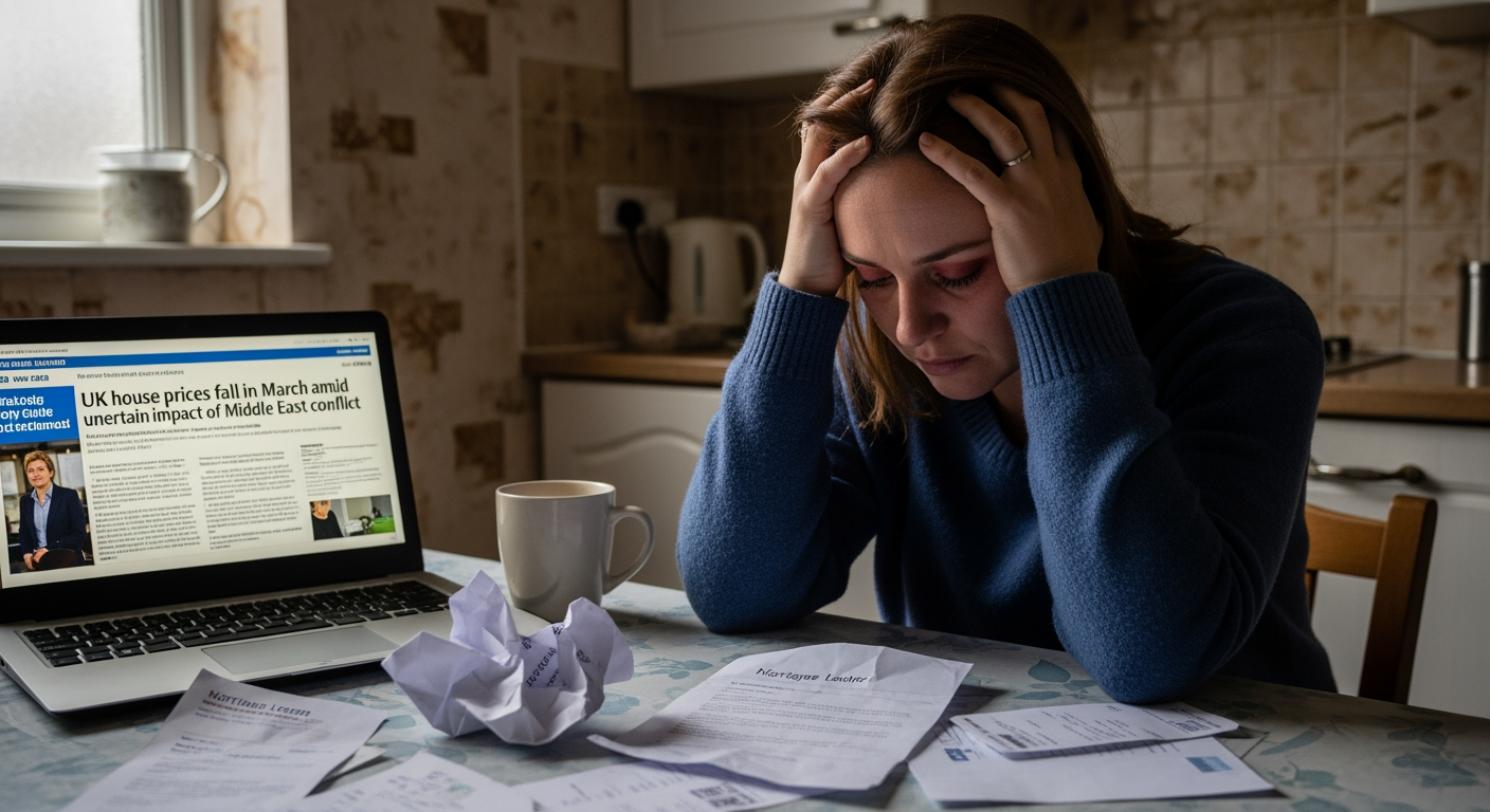 受中東衝突不確定性影響,英國3月房價下跌