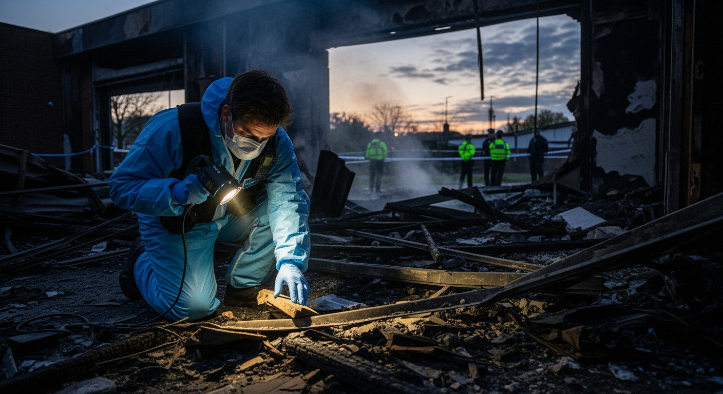 倫敦西北部發生縱火攻擊案，反恐警察介入調查
