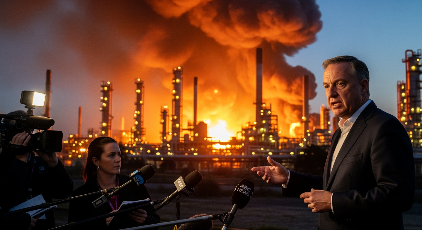 儘管吉朗煉油廠發生大火燃料價格仍下跌，艾班尼斯稱該設施產量已下滑40%