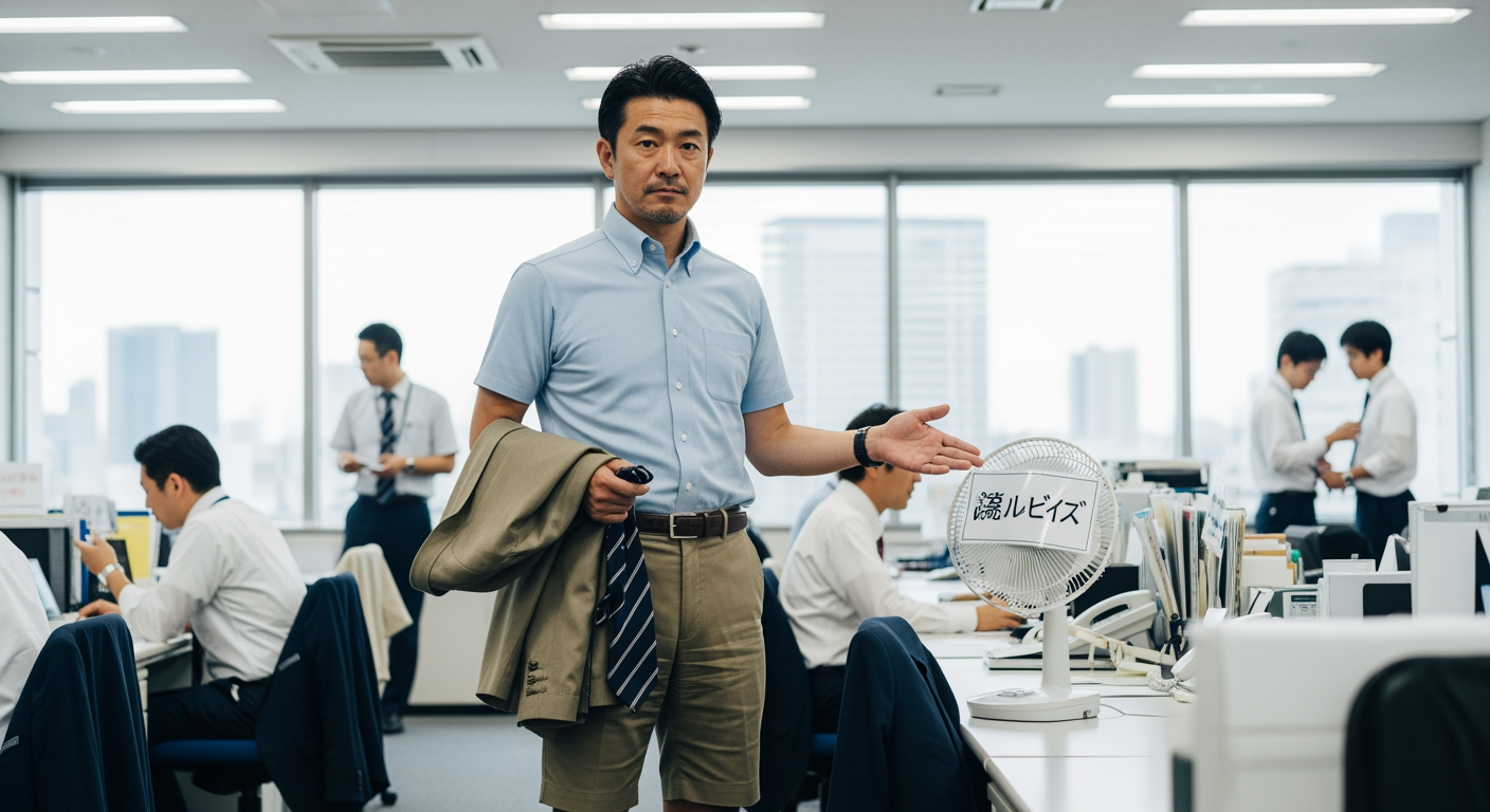 東京鼓勵上班族穿短褲，以降低能源成本並保持涼爽