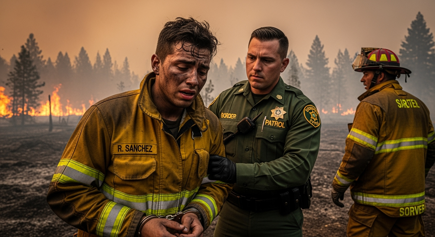 律師表示，遭美國邊境探員逮捕的消防員原本有望取得合法身分
