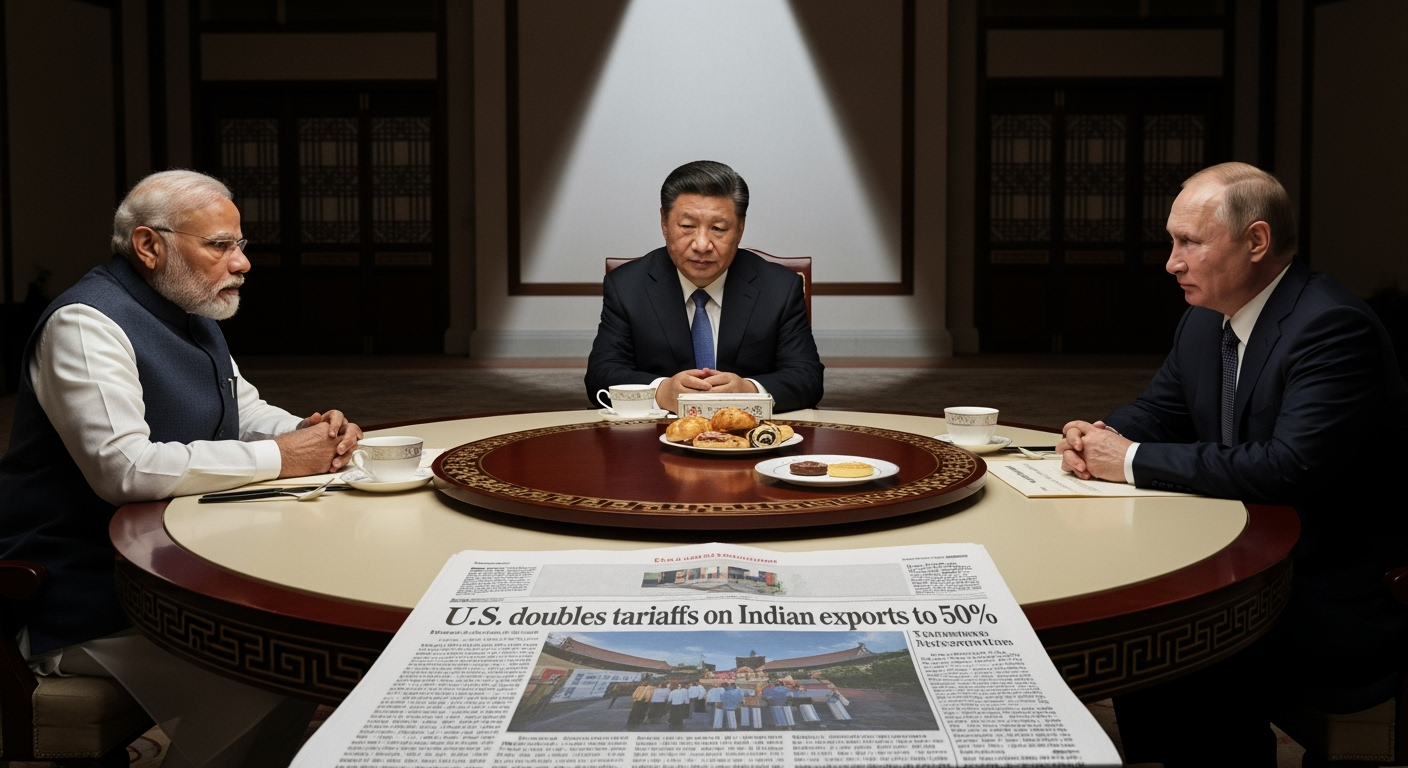 在美國關稅衝擊下，印度總理莫迪七年來首訪中國，將會晤習近平與普丁