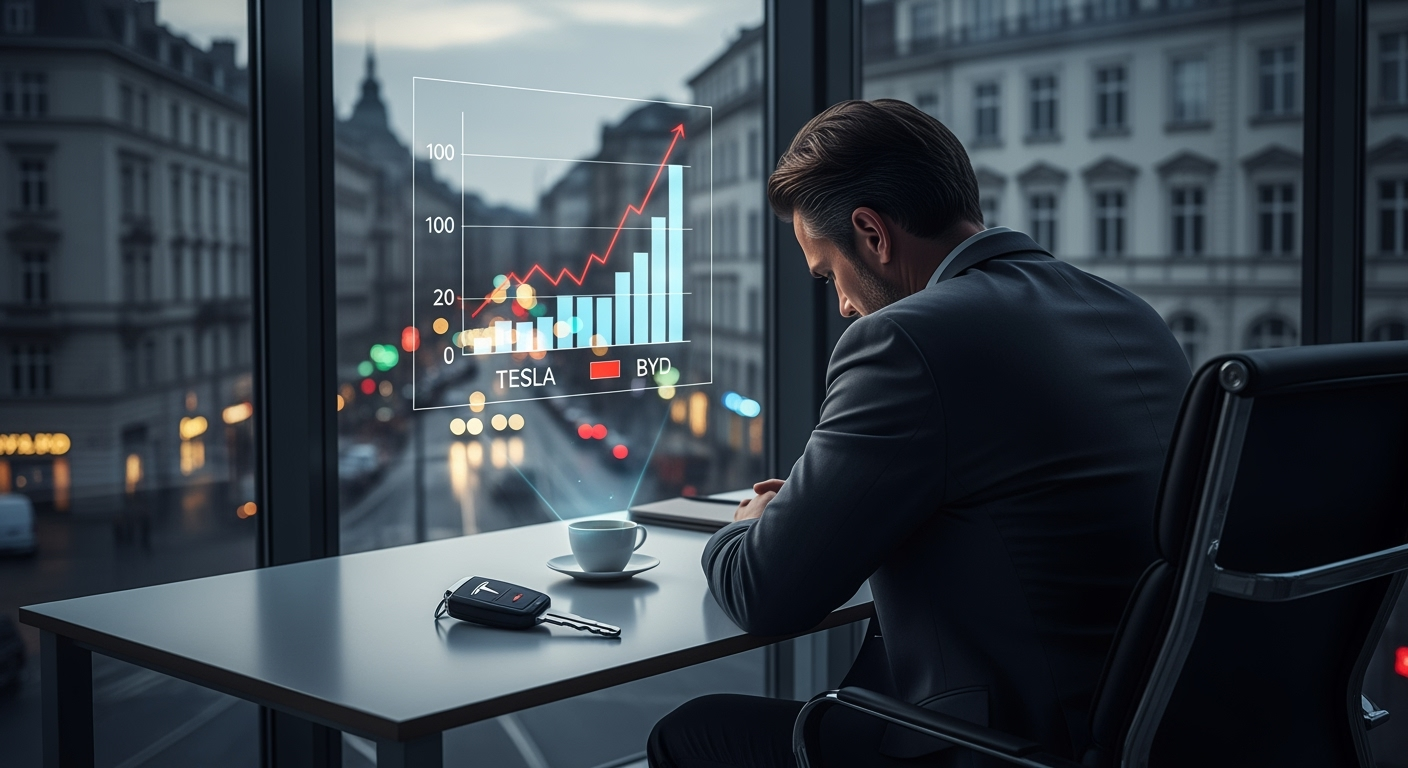 特斯拉歐洲銷量暴跌40%，比亞迪新車註冊量則翻了三倍以上