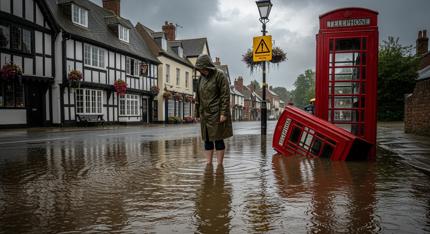 英國天氣：暴雨將使英格蘭南部與威爾斯的夏末泡湯