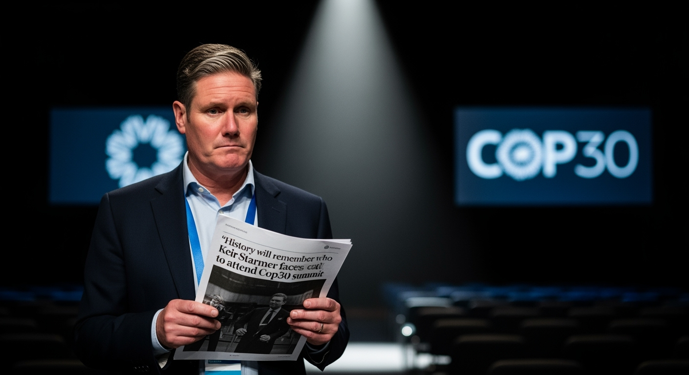 「歷史將記住出席者」：施凱爾面臨出席 COP30 峰會的呼聲