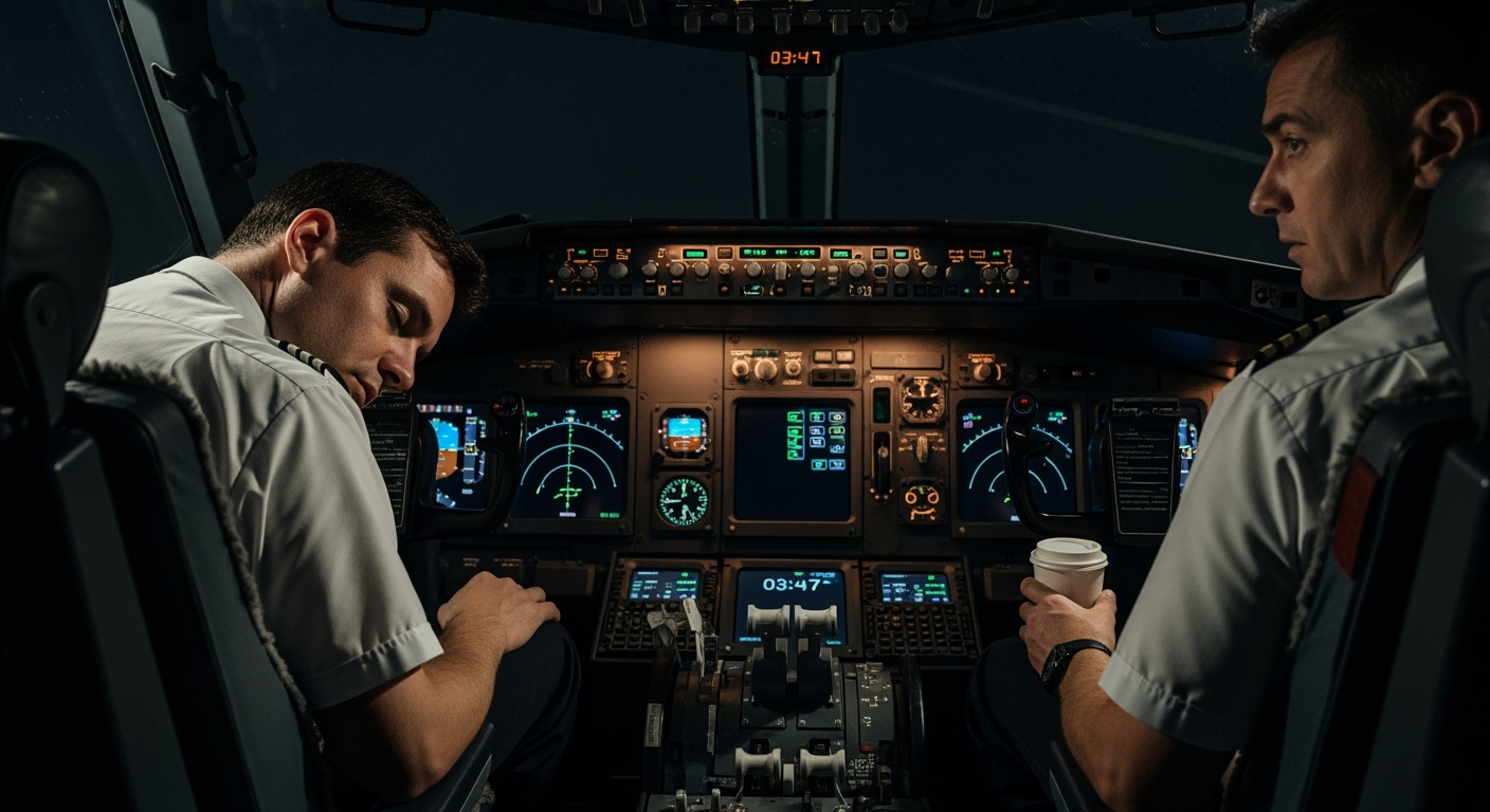 工會調查顯示，幾乎所有德國飛行員都承認曾在飛行途中打盹