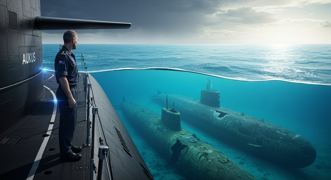 十億美元鐵棺材？新技術恐讓海洋「透明化」，AUKUS潛艦無所遁形