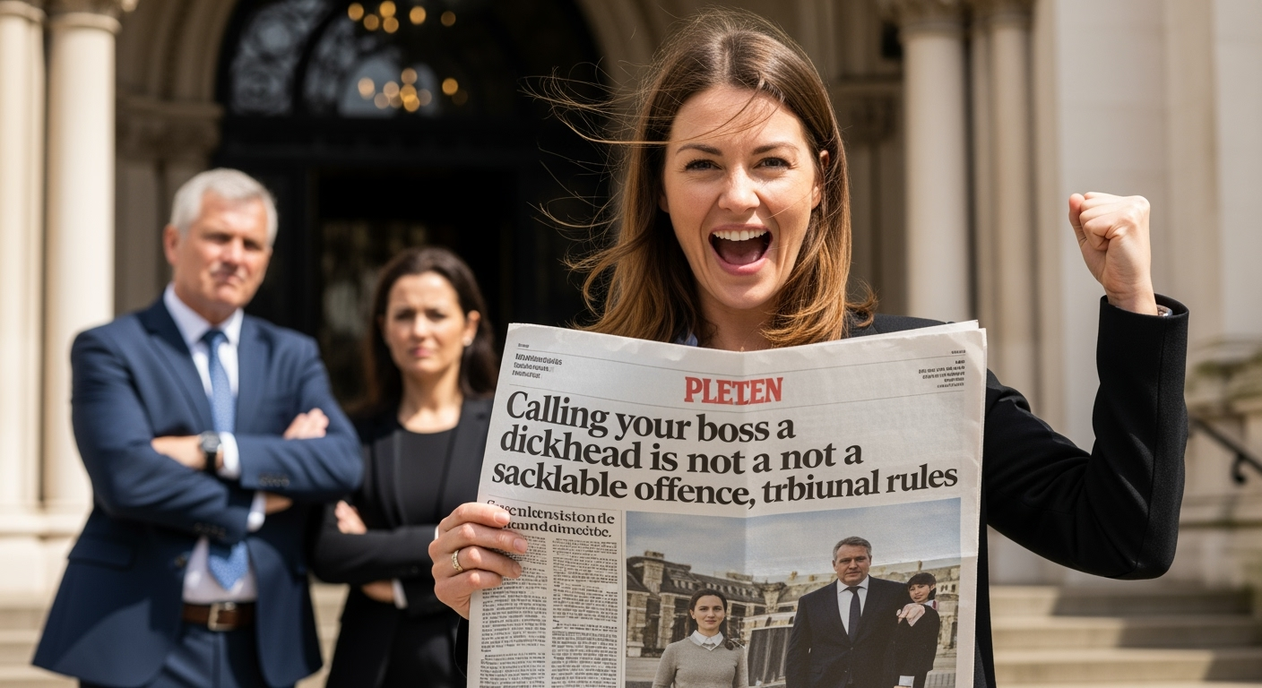 法庭裁定，罵老闆是「混帳」不構成可被解僱的理由。