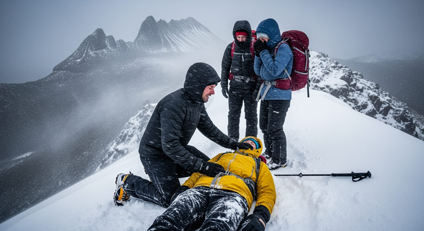 國家公園極端天氣襲擊登山團，搖籃山一名遊客不幸罹難