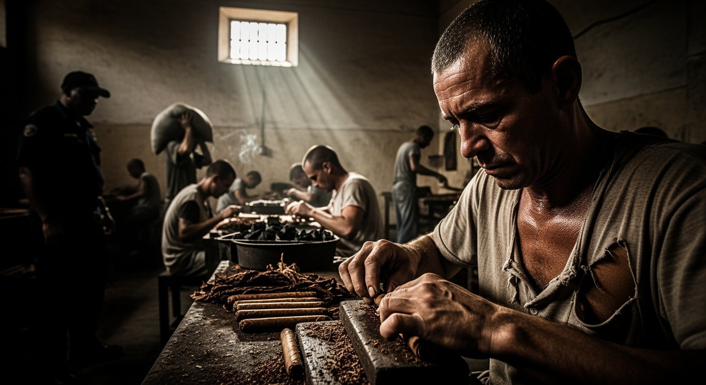 報告指控古巴囚犯被迫生產出口至歐洲的雪茄與木炭
