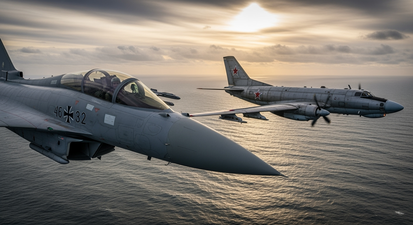 俄軍機飛越波羅的海，德國戰機緊急升空攔截